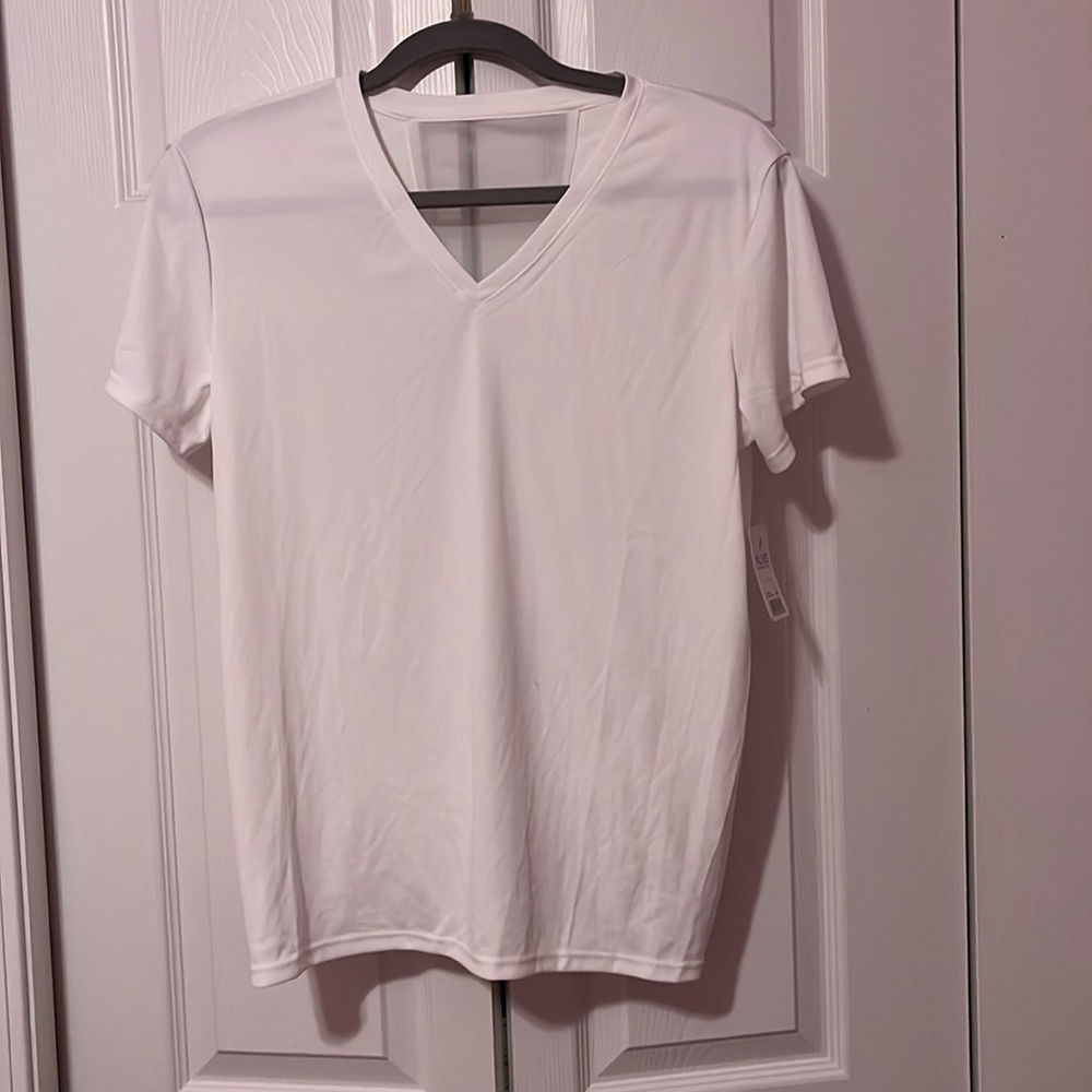 White athletic top
